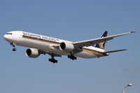9V-SWS @ EGLL - Short final on rwy 27L after flight from SIN