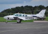 N23659 @ EGTB - Beech 58 Baron at Wycombe Air Park - by moxy