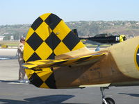 N85104 @ CMA - Curtiss-Wright Maloney P-40N KITTYHAWK IV, Allison V-1710-81 1,360 Hp, tail - by Doug Robertson