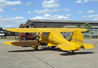 G-BRVE @ EGSU - Beechcraft D17S Staggerwing at the Imperial War Museum, Duxford - by Ingo Warnecke