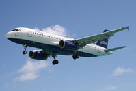 N547JB @ TNCM - Airbus A320-232, c/n: 1849 - by Trevor Toone