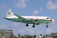 N8277Q @ TNCM - Convair C-131F, c/n: 140999 - by Trevor Toone