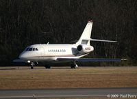 N296QS @ ORF - Another Falcon in line - by Paul Perry