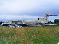 G-AVFE @ EGAA - on the fire dump at Belfast International Airport - by Chris Hall