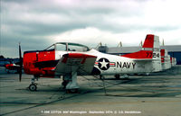 137724 @ ADW - T-28B flying proficiency aircraft , 1974. - by J.G. Handelman