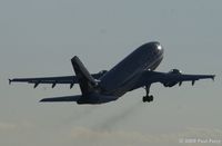 A7-AFE @ ORF - Off into the sky, she has a long flight ahead of her