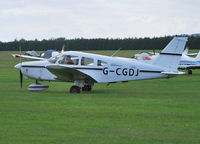 G-CGDJ @ EGLM - Piper Cherokee Warrior II departing White Waltham - by moxy