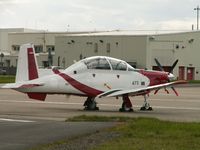 473 @ EGPF - Raytheon T-6A (Israeli Air Force) on an overnight stop at Glasgow (National insignia painted out) - by Ian Woodcock