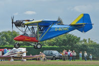 G-BZWC - 2001 Salter Gaj X'AIR FALCON 912(1), c/n: BMAA/HB/157 arriving at Abbots Bromley Fly-In - by Terry Fletcher