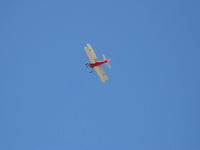 N66711 @ CMA - 1941 Boeing Stearman IB75A, Jacobs R-755 B2 275 Hp upgrade, overflight - by Doug Robertson