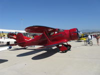 N4417S @ CMA - 1944 Beech D17S STAGGERWING, P&W R-985 Wasp Jr. 450 Hp - by Doug Robertson
