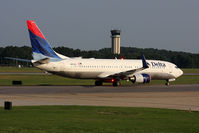 N3767 @ ORF - Delta Air Lines N3767 taxiing to the gate via Taxiway Charlie after arrival on RWY 5.