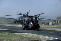 162509 @ LBPG - two days after the WTC attack the US Navy withdraw its helos from the Co-operative Key exercise in Bulgaria. - by Joop de Groot