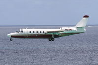 N553MC @ TNCM - Israel Aircraft Industries 1124, c/n: 252 - by Trevor Toone