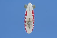 N151AB @ KPSP - LIGHTSHIP GROUP, American Blimp Corp A-1-50, providing arial coverage for the LPGA tournament at Mission Hills Country Club in Rancho Mirage California. - by Mark Kalfas