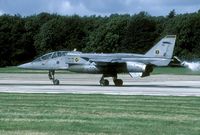 XX838 @ EGYC - When the Jaguars were preparing for take off it was normal to see the fuel tanks overflow.