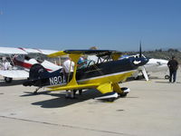 N80AS @ CMA - 1992 Pitts Aerobatics, Lycoming AEIO-540, CP Aviation's advanced aerobatics trainer, tandem seats - by Doug Robertson