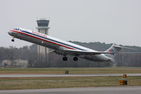 N9414W @ ORF - American Airlines N9414W (FLT AAL1051) departing RWY 5 en route to Dallas/Fort Worth Int'l (KDFW) in lousy weather conditions. - by Dean Heald