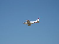N46Z @ CMA - SIAI Marchetti SF.260C, Lycoming O-540-E4A5 260 Hp, flown from right seat, overflight - by Doug Robertson