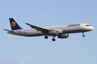 D-AIRB @ EGLL - Airbus A321-131, c/n: 0468 - by Trevor Toone