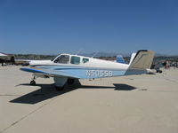 N5055B @ CMA - 1955 Beech F35 BONANZA, Lycoming O-360 conversion-unusual - by Doug Robertson