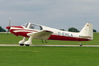 D-EHLA @ EGBK - German Registered Bolkow Bo.207, c/n: 273 about to depart from the 2010 LAA National Rally at Sywell