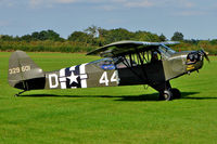 G-AXHR @ EGBK - 1943 Piper PIPER J3C-65, c/n: 10892 wears Serial 329601 at 2010 LAA National Rally at Sywell