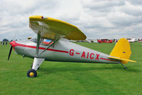 G-AICX @ EGBK - Smart 1946 Luscombe Airplane Corporation LUSCOMBE 8A, c/n: 2568 at 2010 LAA National Rally