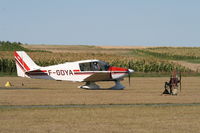 F-GDYA @ LFCJ - Departing Jonzac (LFCJ). Lots of paramotor activity (note paramotor in foreground of pic). - by John Stevens