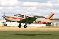 G-RJMS @ EGBR - Piper PA-28R-201 Cherokee Arrow lll at Breighton Airfield's Summer Madness All Comers Fly-In in August 2010. Previously N6223H. - by Malcolm Clarke