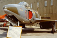 WK281 @ EGDX - As airframe 7712M, part of the St Athan Historic Aircraft Collection in 1982. Marked as aircraft S of 79 Squadron RAF and subsequently preserved at the Tangmere Military Museum. - by Roger Winser
