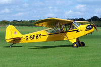 G-BFBY @ EGBK - 1944 Piper PIPER J3C-65, c/n: 10998 at 2010 LAA National Rally - by Terry Fletcher