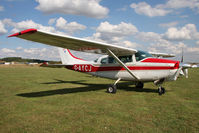 G-ARAW @ EGBR - Cessna 182C Skylane at Breighton Airfield's Summer Madness All Comers Fly-In in August 2010. - by Malcolm Clarke