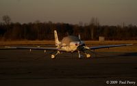 N224MP @ PVG - Awash in the last rays of the day