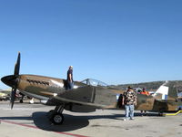 N749DP @ CMA - 1983 Vickers/Supermarine SPITFIRE Mk.XIVe, Rolls-Royce Griffon 65 V-12 2,050 Hp - by Doug Robertson