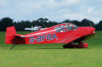 G-BFBA @ EGBK - 1959 Societe Aeronautique Normande JODEL DR100A, c/n: 88 at 2010 LAA National Rally