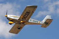 G-CCEM @ EGBR - Aerotechnik EV-97 Eurostar at Breighton Airfield's Summer Madness All Comers Fly-In in August 2010. - by Malcolm Clarke