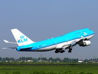 PH-BFY @ AMS - Take off of the Polderbaan - by Willem Goebel