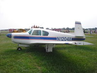 N1204X @ KOSH - Mooney M20C - by Mark Pasqualino