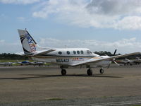 N554CF @ EGFH - Sky Clad's King Air visiting Swansea Airport. - by Roger Winser