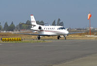N617QS @ KAPC - Netjets Cessna 560XL arriving from San Antonio In't, TX (KSAT) - by Steve Nation