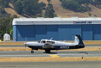 N98GA @ KCCR - 2005 Mooney M20R on arrival at Buchanan Field - by Steve Nation