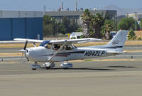 N842LP @ KCCR - Locally-based 2001 Cessna 172S rolling out on RWY19L at Buchanan Field - by Steve Nation