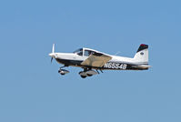 N6554B @ KCCR - Carson City, NV-based 2006 Tiger Act AG-5B departs for home from RWY19L at Buchanan Field - by Steve Nation