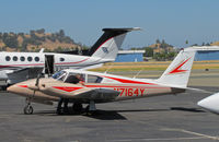 N7164Y @ KCCR - Lakeport, CA-based 1963 PA-30 on visitors ramp at Buchanan Field - by Steve Nation