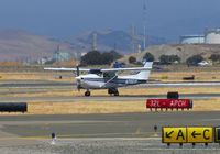 N7561X @ KCCR - Locally-based 1977 Cessna R182 turning off RWY19L at Buchanan Field - by Steve Nation