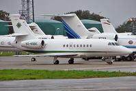 HZ-KSDC @ EGGW - Saudi registered Dassault Falcon 2000, c/n: 142 at Luton - by Terry Fletcher