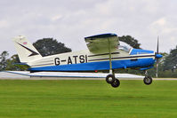G-ATSI @ EGBK - 1966 Bolkow Apparatebau Gmbh BOLKOW BO 208C JUNIOR, c/n: 605 at 2010 LAA National Rally