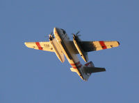 N438DF - One of two CALFIRE S-2F3AT tanker circling over San Bruno, CA, site of massive natural gas pipeline explosion.  CALFIRE's Bell EH-1 N495DF also on site as a Cal Fire OV-10 Bronco coordinated drops. - by BillPauley