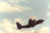 XV293 @ EGQL - Hercules C.1 of the Lyneham Transport Wing in action at the 1983 RAF Leuchars Airshow. - by Peter Nicholson
